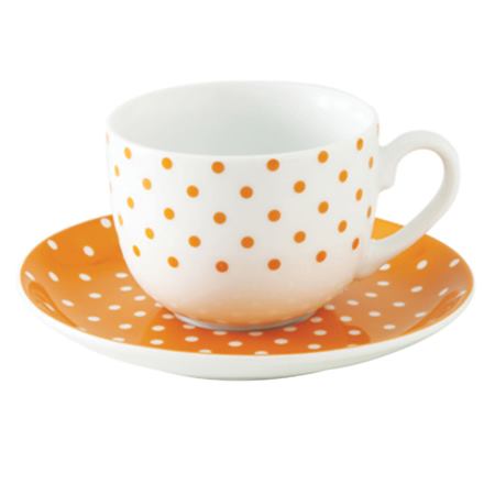 ست فنجان و نعلبکی 12 پارچه چینی زرین ایران سری ایتالیا اف