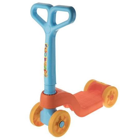 اسکوتر بچه گانه پلاستیکی چهار چرخ زرین تویز