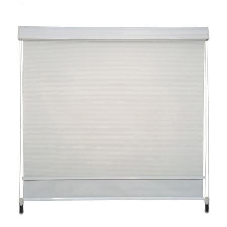 پرده زبرا شب و روز زیو کد 4072 طرح سفید ساده