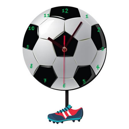 ساعت دیواری کودک ژیوار طرح توپ فوتبال