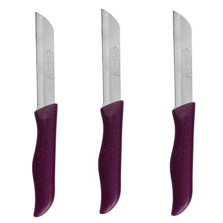 چاقو اره ای 3 پارچه زولینگن آلمانی لیزری تیغه استیل