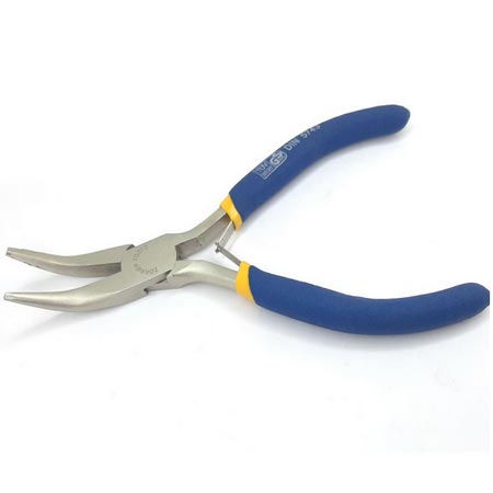 انبر دم باریک دم خم ذریه تولز مدل 5743 سایز 5 اینچ