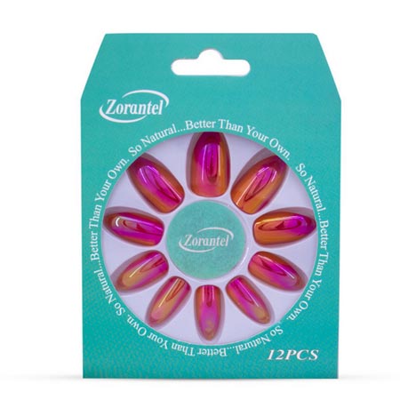 ناخن مصنوعی زورانتل کره ای مدل Pi-Ye بسته 12 عددی