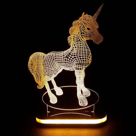 چراغ خواب طرح اسب تک شاخ