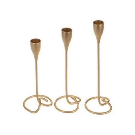 جا شمعی برنجی اولر مدل SPS3 مجموعه 3 عددی