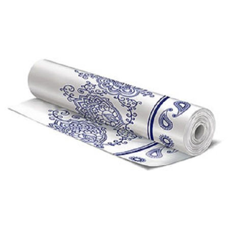 سفره یکبار مصرف گلگون مدل پرفراژ دار رول 50 متری