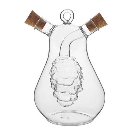 ظرف آبلیمو و روغن مدل انگوری جنس پیرکس