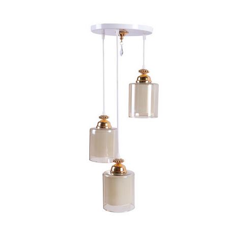 لوستر و چراغ آویز سهیل مدل گلد 4