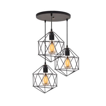 لوستر دیلایت طرح ذوزنقه SINAN سه شعله