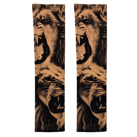 ساق دست مردانه مدل تتو شیر فری سایز جنس استرچ