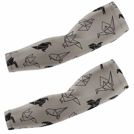 ساق دست مردانه طرح پرنده کاغذی جنس پلی استر ضد حساسیت