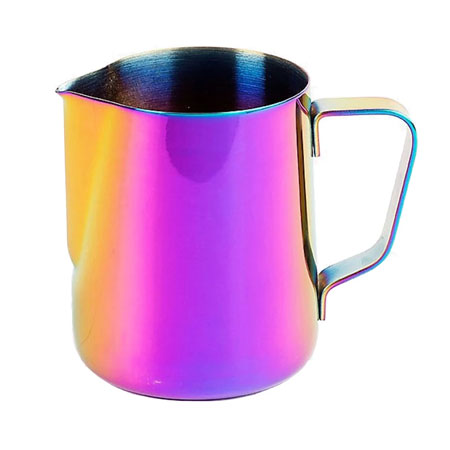 شیر جوش رنگین کمانی استیل مدل پیچر 600 میلی لیتر