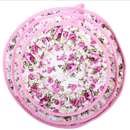 ست دم کنی 3 تکه طرح گل رز جنس اکرلیک