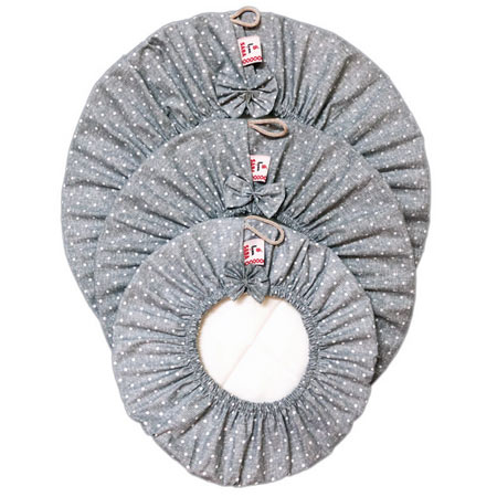 ست دم کنی 3 تکه صبا طرح خالدار جنس پنبه