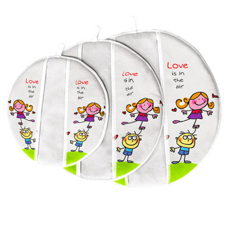 ست دمکنی سه تکه پارچه ای شمسه نگار