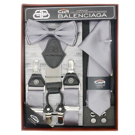 ست ساسبند و کراوات و پاپیون مردانه سی اچ آر کد MH090GY