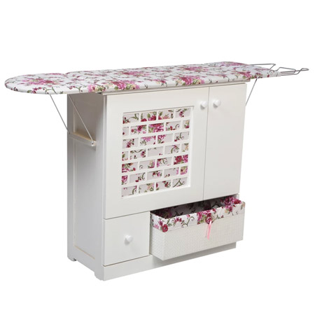 میز اتو کمدی شایگان با لبه های تاشو جنس تمام MDF