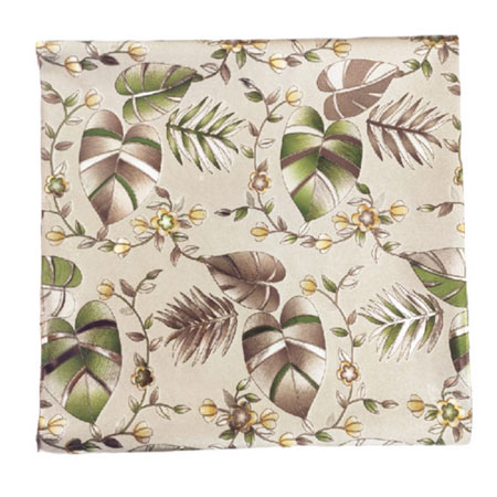 سفره 12 نفره مدل برگ طلایی پشت نخی