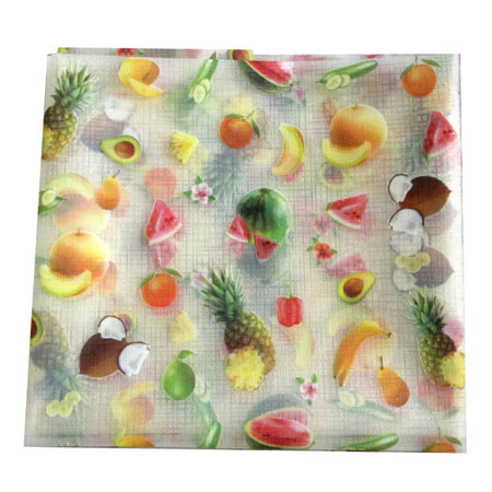 سفره ژله‌ای 4 نفره جنس پلاستیک نرم طرح میوه