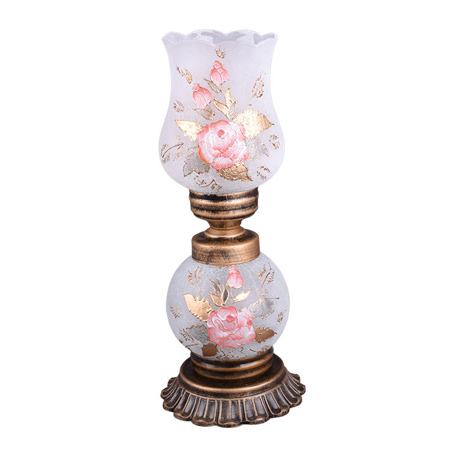 چراغ رومیزی هدیه طرح رز فرنگی مدل 05