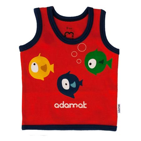 تاپ نوزادی نخی برند آدمک مدل ماهی