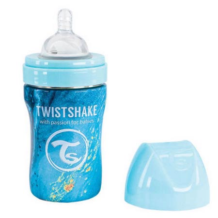 شیشه شیر فلزی تویست شیک گنجایش 260 میلی لیتر