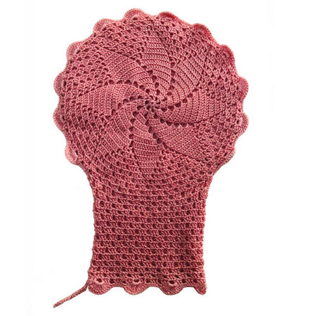 لیف حمام ابریشمی طرح گل کمیکس