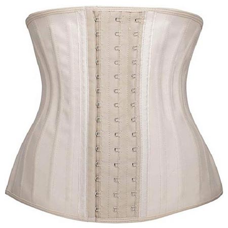 گن زنانه آن چری مدل ساعت شنی شکمی رنگ کرم