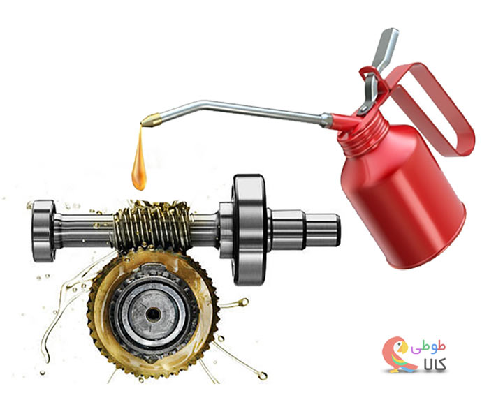 روغن کاری قطعات متحرک