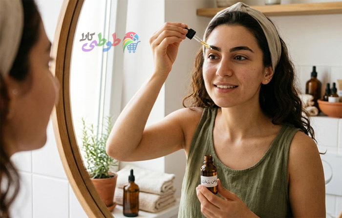 استفاده از روغن رزماری برای تثویت ابرو