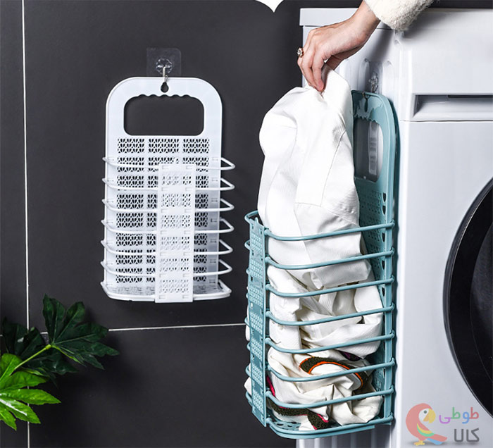 سبد رخت چرک دیواری