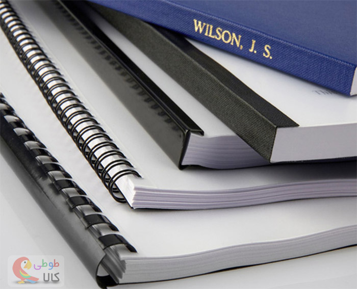 عکس انواع صحافی کتاب