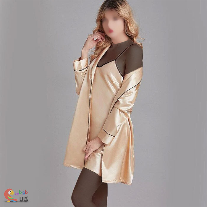 روبدوشامبر ساتن زنانه خوشگل