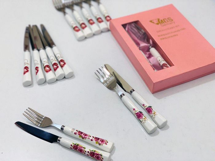 ست قاشق و چنگال میوه خوری