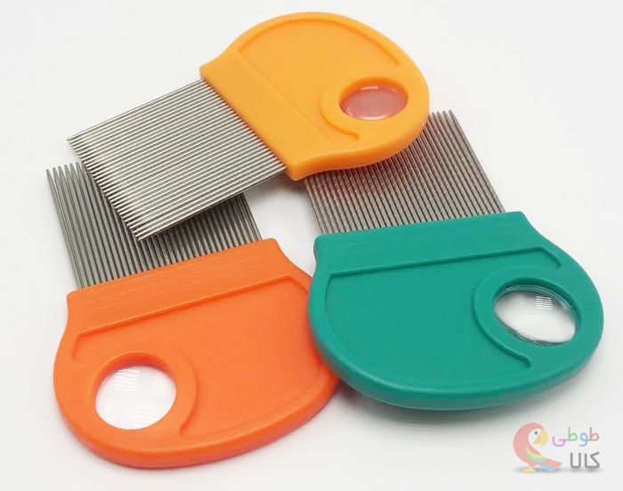 شانه ضد شپش استیل فلزی