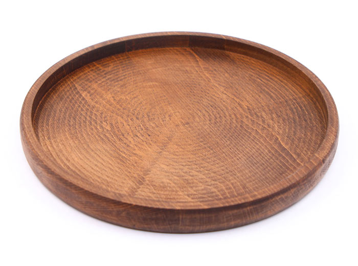 سینی چوب گردو گرد