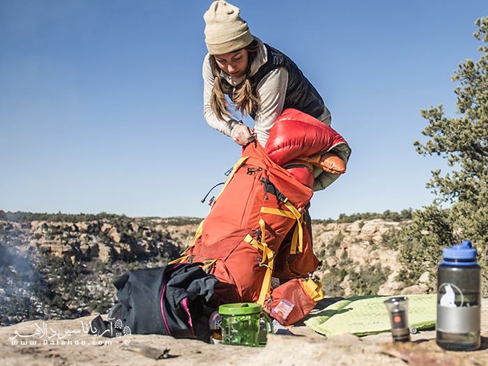 بسته بندی کوله پشتی کوهنوردی