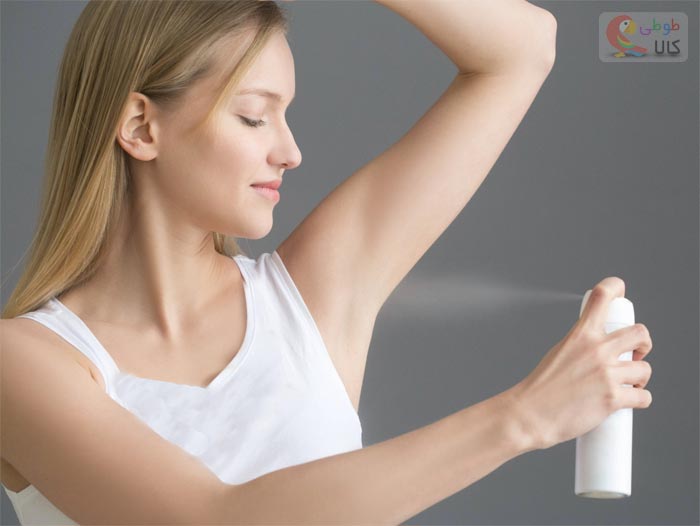 عکس اسپری بدن زنان