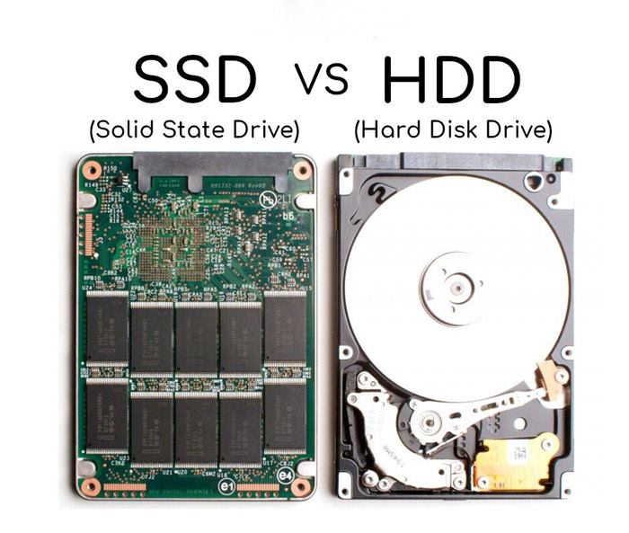 تفاوت بیت هارد SSD و HHD
