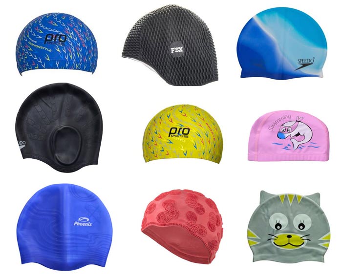 خرید اینترنتی بهترین مدل های کلاه شنا