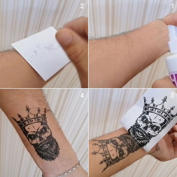 تتو عکس برگردان