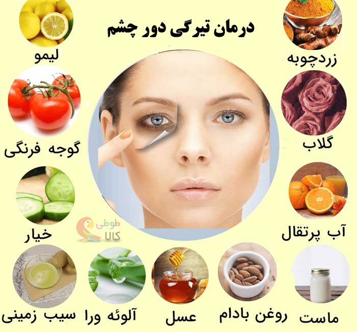 استفاده از مواد مغذی برای رفع تیرگی دور چشم
