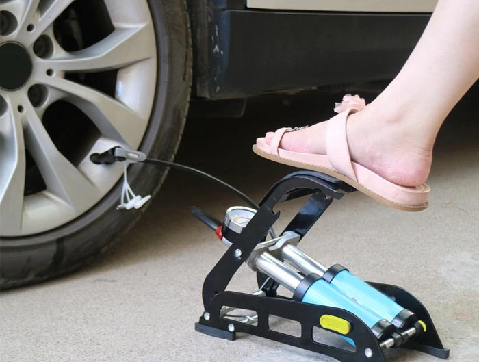 تلمبه پایی ماشین