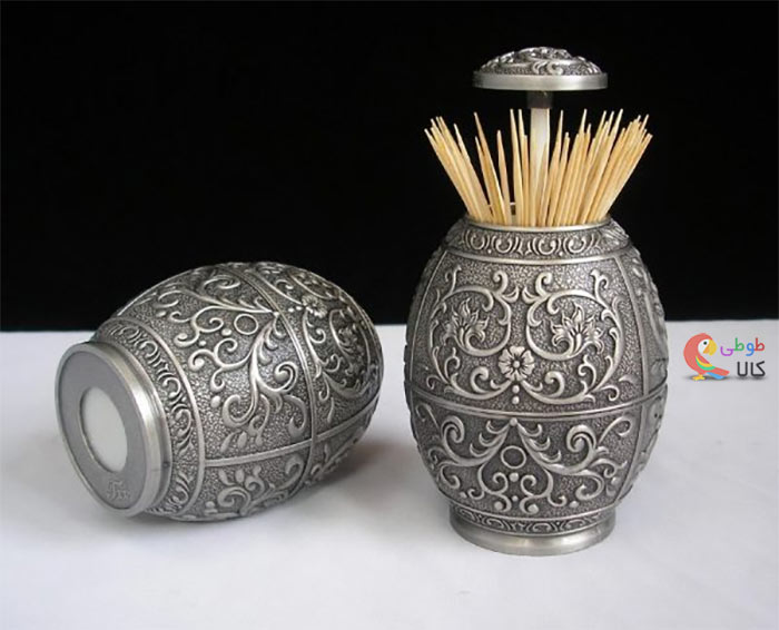 جا خلال دندان فلزی شیک