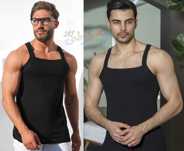 تاپ مردانه یقه خشتی