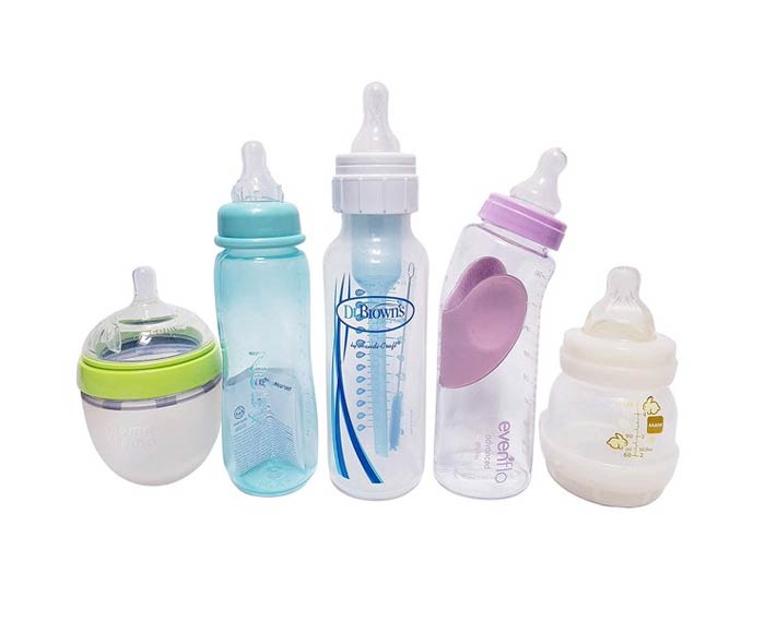 انواع مختلف شیشه شیر کودک