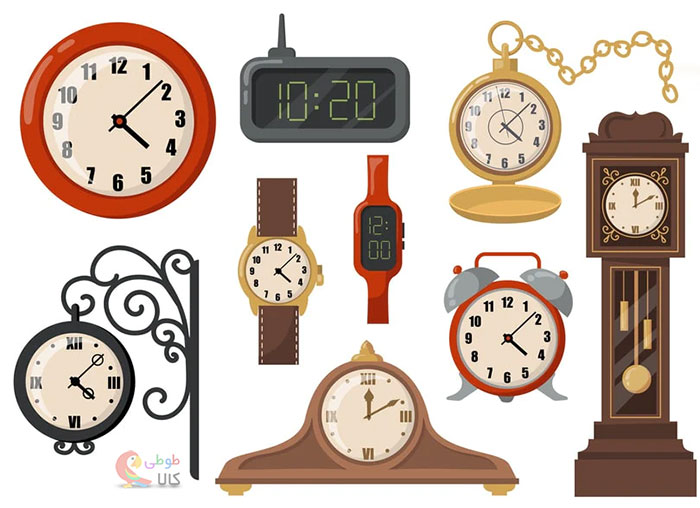 انواع مختلف ساعت