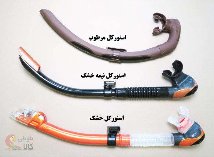 انواع مختلف اسنورکل