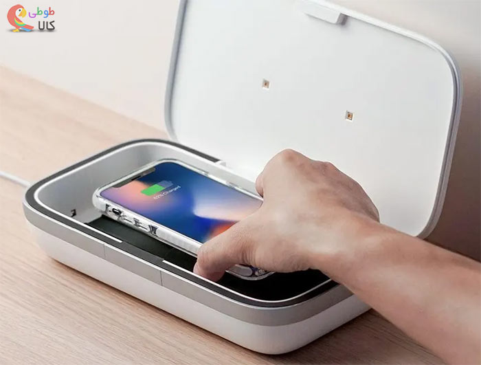 نحوه استفاده از دستگاه ضدعفونی کننده گوشی