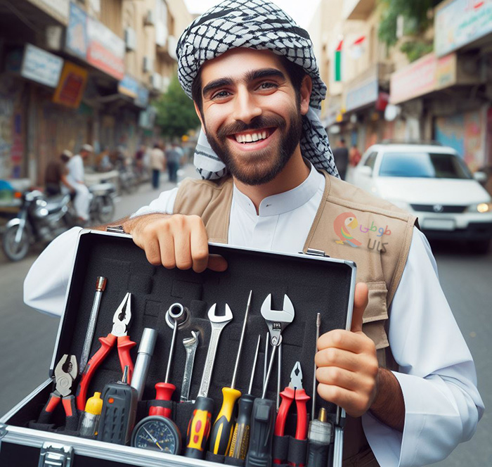 استفاده از جعبه ابزار